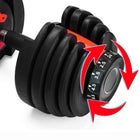 Mancuerna Ajustable  Con 15 Juegos De Pesas (1 unidade)