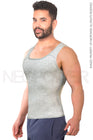 Faja camisa térmica moldeadora en neopreno gris para Hombre